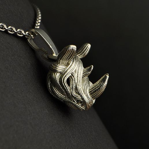 rhino_head_silver_rinkak_2.jpg the Rhino Pendant
