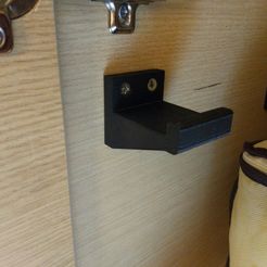 holder4.jpg Free 3D file Wardrobe lift bracket stop - rail holder (Servetto)・3D printer model to download