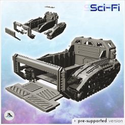 1-PREM-WB-VE-V31.jpg Fichier STL Char d'assaut futuriste avec trappe et chenilles (31) - Future Sci-Fi SF Post apocalyptique Tabletop Scifi Wargaming Exploration planétaire RPG Terrain・Idée pour impression 3D à télécharger
