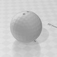 Pic2.jpg Golf ball Salt & Pepper holder(Salt Shaker)