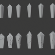 Crystal-02.png Бесплатный 3D файл Damaged Crystal Pack・3D-печатная модель для загрузки