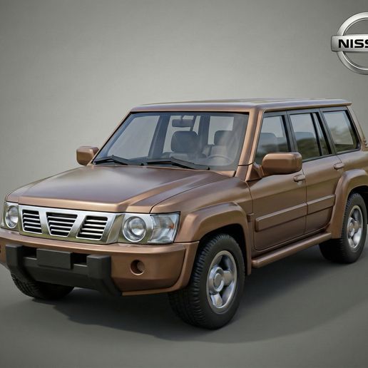 Nissan Patrol GR (Y61) 4x4 - Off-Road Legend - High-Detail 3D Printable