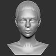 1.jpg Beautiful redhead woman bust ready for full color 3D printing TYPE 6