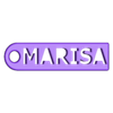 P06_MARISA.stl Keychain name Keychain name