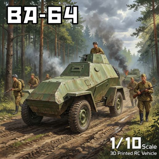 BA-64  1/10 Scale RC Vehicle