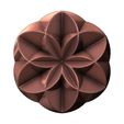 Rose-pattern4-09.JPG 3d Geometrical pattern rosettes N04