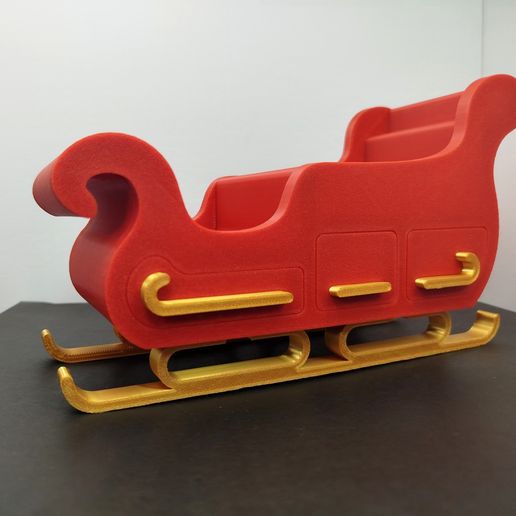 1000029836.jpg "Santa Sleigh Desktop Organizer 3D Model – Festive Drawer Organizer for Christmas Décor | Printable Holiday Desk Accessory"