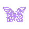 papillon 2.stl Butterfly wall decoration 2