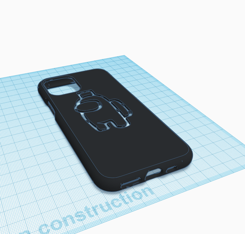 Download Free Stl File Iphone Case Among Us 3d Printing Object Cults