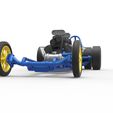 5.jpg Diecast Front engine old school 6 wheeled dragster Version 2 Scale 1:25