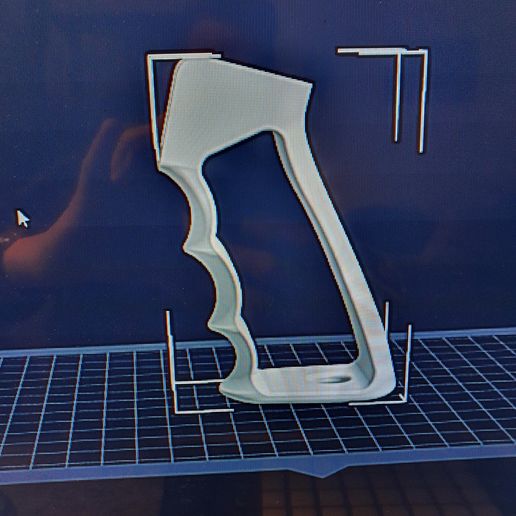 AR 15 Skeleton handle 3D model