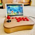 6929F86D-DCDD-4FFF-AA88-88E38BBDF6B7.jpeg Wooden Arcade Joystick Machine Arcade Stick for Home Video Games, Compatible with PC