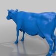 vaca.jpg Ein Kuh-Modell für einen 3d-Drucker