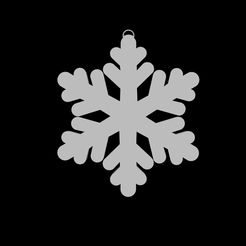 4.jpg Snowflake Necklace 3D print model