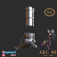 YS. Kosplayit ARG NE | Rotel yy] LEAGUE -<GENDS Jinx Arcane Zap Gun 3D Model League of Legends