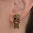 01.jpg Datei STL ear ring baby root guardian・Design für 3D-Drucker zum herunterladen