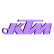 KTM_Logo_Keychain.stl Fichier STL gratuit Porte-clés avec le logo KTM・Modèle à télécharger et à imprimer en 3D, Milan_Gajic