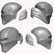 Screen Shot 2020-09-29 at 6.06.38 pm.png DC Red Hood Arkham Knight Hybrid designed Helmet