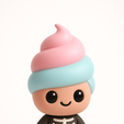 1.png Cute Chibi Ice Cream Boy - Cute Boy 3d Model