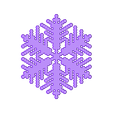 reiter20-1.6-0.8-0.002-40-beveled.stl Snowflake growth simulation in BlocksCAD