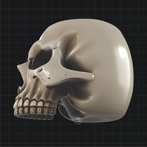 Gothic Skull Mug 3D Model - Coffee Cup Asset 3D File for 3D printing  and Electronics - PCBCults