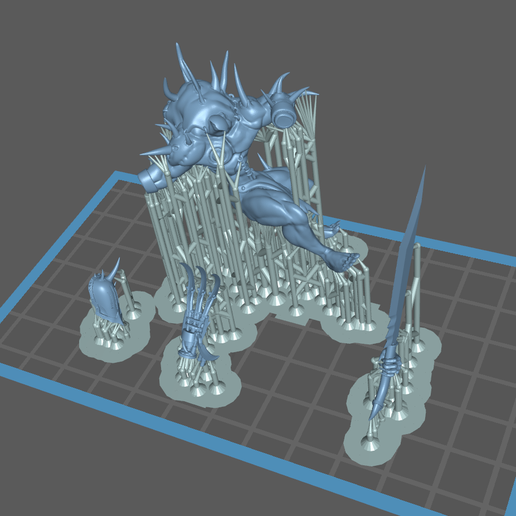 chitubox_04.png 3D file Monstrosity 04 - Cursed Elves・3D printing idea to download, edgeminiatures