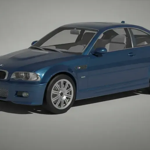 BMW M3 E46 – 2005 Sport Sedan STL 3D Print Model