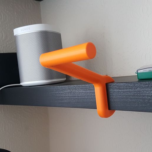 IKEA LAK shelf 3d Printer Filament Holder.