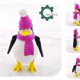 02.-Different-Angle-Views.png Cobotech 3D Print Articulated Penguin