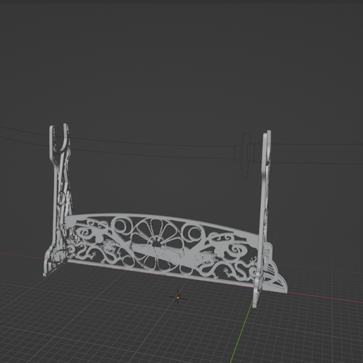Suport for katana(+katana model) 3D model