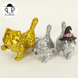 All3.png Snotty Cute Cat Decoration Figurine