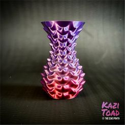 VaseNo9.jpg Free STL file Dragon Vase - med (Vase No. 9)・Design to download and 3D print, KaziToad