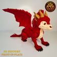 4.jpg FLEXI WINGED RED DRAGON | NO-SUPPORT CUTE ARTICULATE