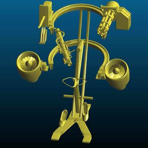 Parts Library - Military girl - Remix 3D model