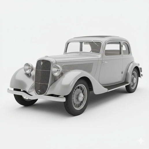 Fiat 1500 (1935) street build car STL, car file STL, 1980s sports car STL, French rally car STL, camber car STL, engine bay STL, car statue STL, 1900s car STL, steampunk car STL, 1930s car STL, modern hypercar STL, car lamp STL, pickup truck STL, car figu