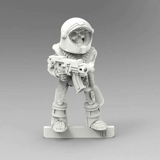 SkelBolter.JPG Skeleton Warrior - 28mm wargames fantasy miniature V2 Redux