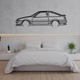 bedroom.jpg Wall Art Car Toyota Corolla AE86