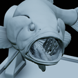 Bass-trophy-48.png Largemouth Bass / Micropterus salmoides fish in motion trophy statue detailed texture for 3d printing