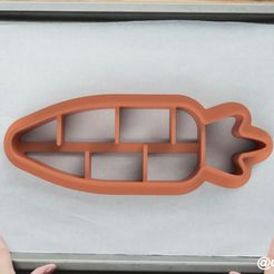 Cutter_carrot.jpg Archivo STL Formularios para galletas y pan de jengibre Zanahoria・Objeto de impresión 3D para descargar