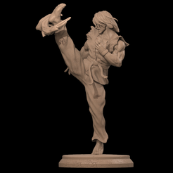 STL file Guile Zombie From Street Fighter for 3D printing 🧟・3D printing  idea to download・Cults