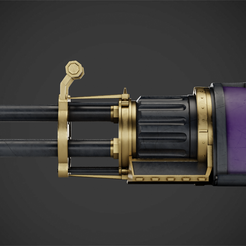 JinxPowPowFrontal.png STL file Arcane Jinx Pow Pow Gun for Cosplay・3D printer model to download