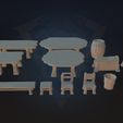 render01.jpg STL-Datei Mittelalterliche stilisierte Möbel kostenlos・3D-Druck-Vorlage zum herunterladen