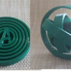 avengers_gyro.JPG Fichier 3D gratuit avengers logo gyro・Objet pour imprimante 3D à télécharger