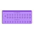 Character Tray.stl Marvel Crisis Protocol Character/hero Tracker (With selection of pegs)