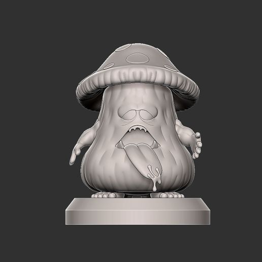 ZBrush-Document.jpg вражеский гриб миниатюра