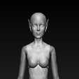 corpo-cabeca-elfa.png BJD- Articulated female body: Elf/anime/western heads