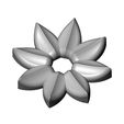 Open-Lotus-10-leaf-100mm-rosette-01.jpg Open Lotus leaves rosette onlay relief 3D print model