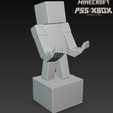 xbox-controller-stand-stl.png Minecraft Steve Controller Stand STL - Game Controller Display Stand - Desk Gaming Accessoire 3D Modell