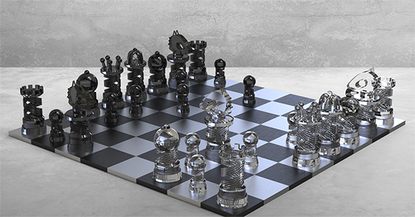 Echiqierpf.png Download free STL file Chess King • 3D print object, Thierryc44