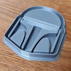 Mandalorian.jpg Archivo STL Cortador de galletas mandaloriano・Plan de impresora 3D para descargar